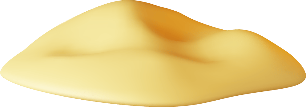 3D Beach Sand Icon png