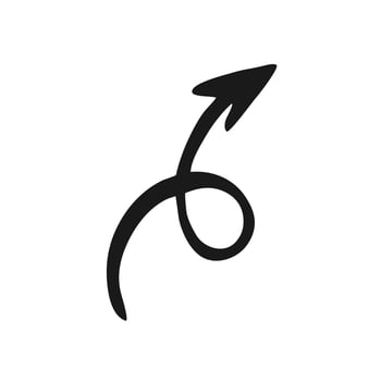 Arrow shape Icon vector