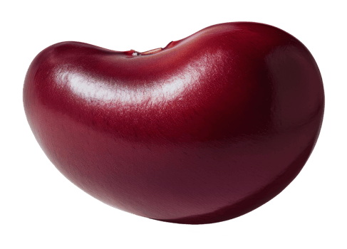 red bean isolated on transparent background png