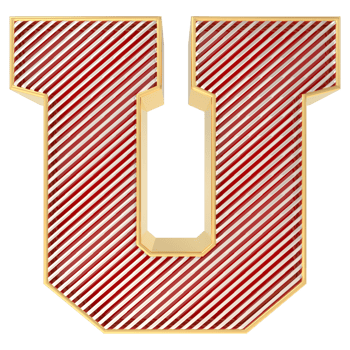 Font U 3D Render png