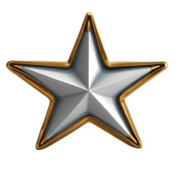3d star Different Color Shape,Some Neon Colour png