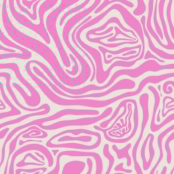 Groovy seamless pattern with animal print. vector