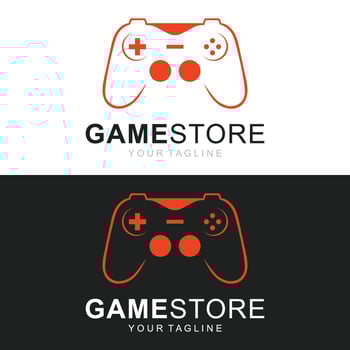 Joystick Game Controller Logo Icon vector
