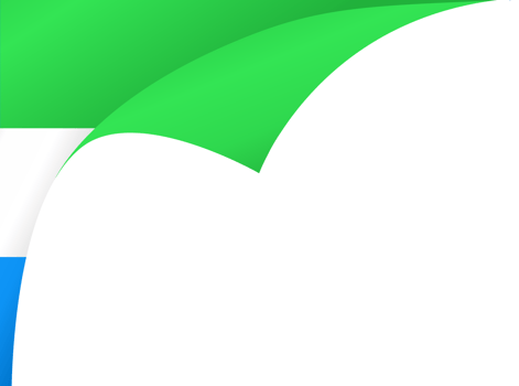 Sierra Leone flag wave png