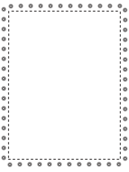 frame doodle black and white png