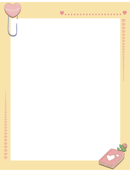 Cute pastel colors frame png