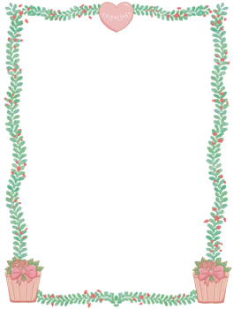 Cute pastel colors frame png