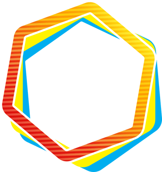 Hexagon Shape Border Y2K style png