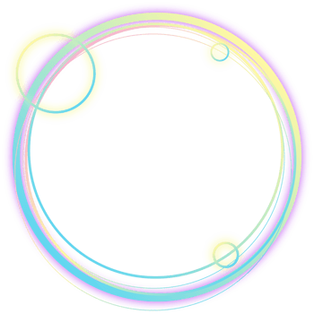 Circle glow abstract element png