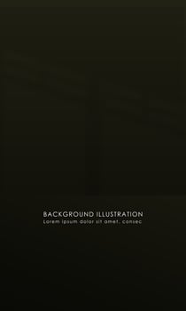 Black abstract background with shadow. illustration for your graphic design. vector