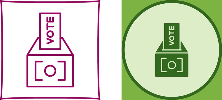 Vote Icon Design vector