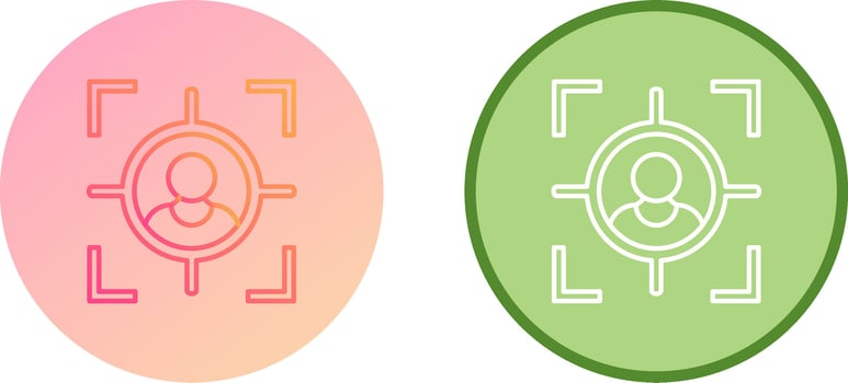 Target Icon Design vector
