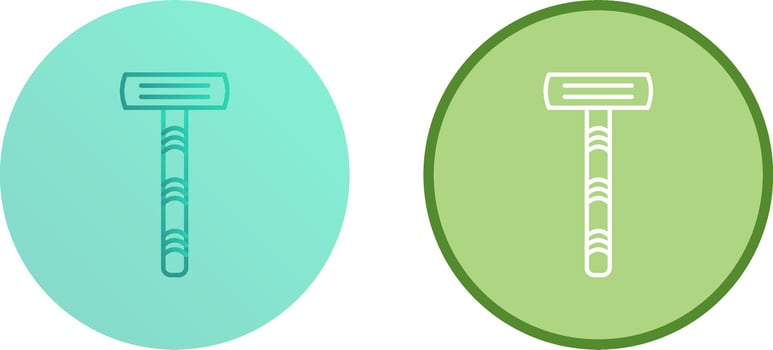 Razor Icon Design vector