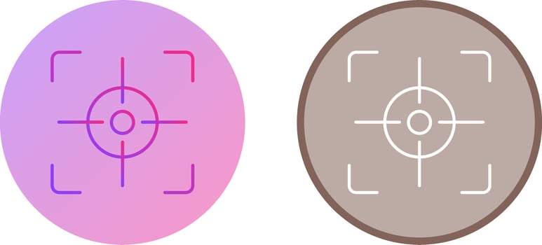 Focus Icon Design vector