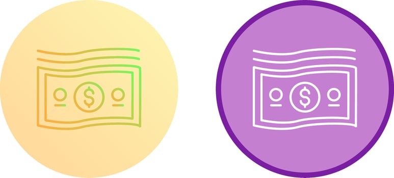 Dollar Icon Design vector