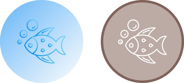 Fish Icon Design vector