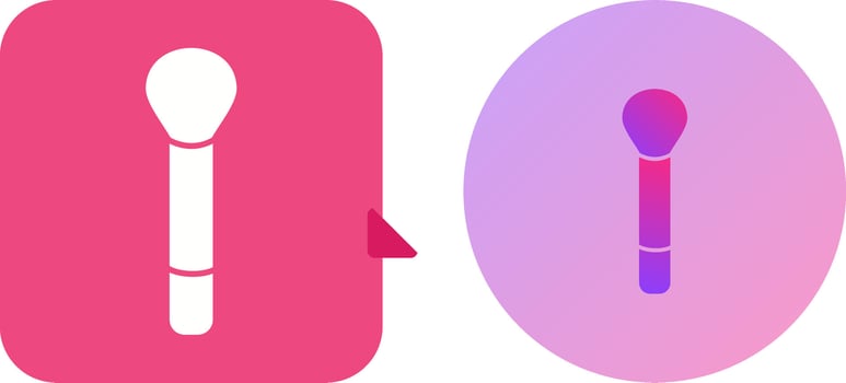 Brush Icon Design vector