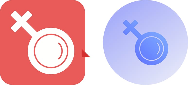 Female Icon Design vector