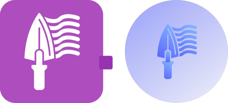 Trowel Icon Design vector