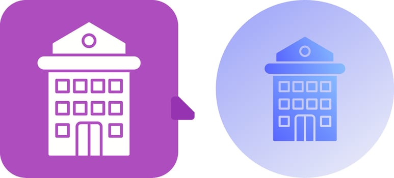 Hotell Icon Design vector