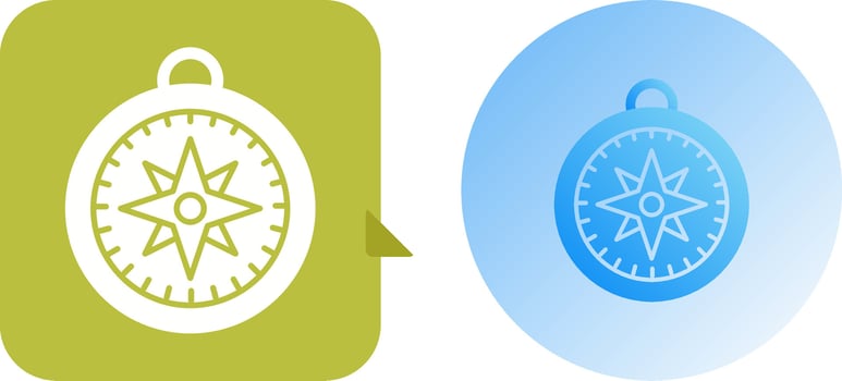 Compass Icon Design vector