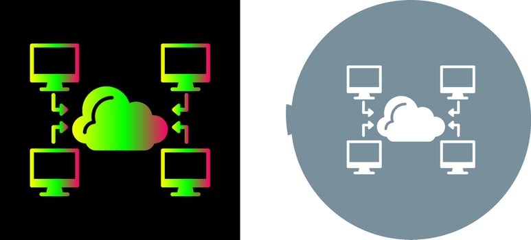 Computer Icon Design vector