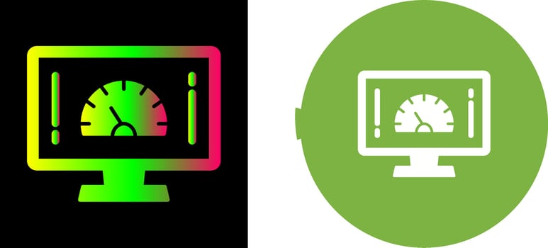 Speed Test Icon Design vector