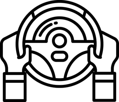 Racing outline illustration vector