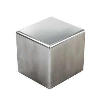 Reflective Elegance Stunning 3D Cubes with Glossy Metal Surfaces png