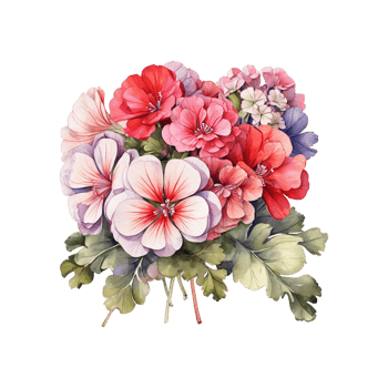 Watercolor Flower Bouquet png