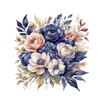 Watercolor Flower Bouquet png