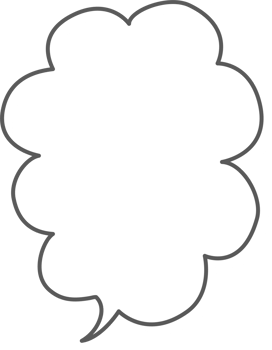 Black and white color speech bubble balloon with arrow point, icon sticker memo keyword planner text box banner png