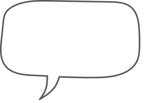 Black and white color speech bubble balloon with arrow point, icon sticker memo keyword planner text box banner png