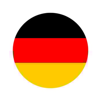Germany national flag designed for Europe football championship in 2024 vector