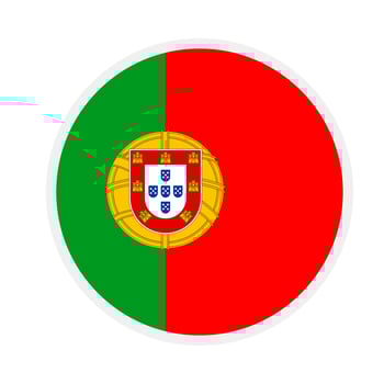 portugal national flag designed for Europe football championship in 2024 vector