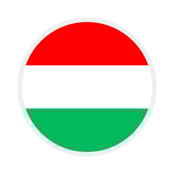 hungary national flag designed for Europe football championship in 2024 vector