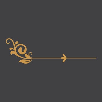 Golden Vintage Ornament. Golden Border ornament.Suitable for wedding invitation card. vector