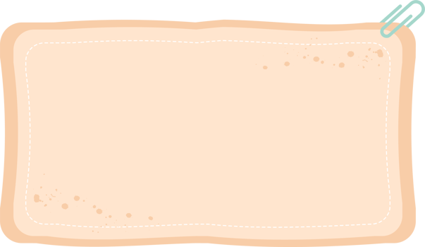 Note paper pastel illustration png