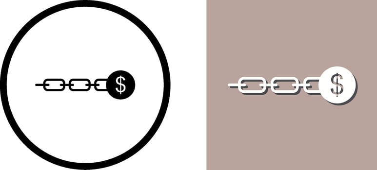Unique Location Web Advertising Icon Design vector