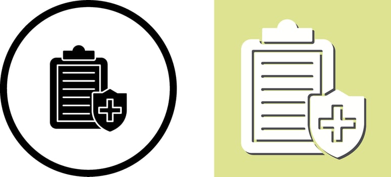 Medical Protection Icon Design vector