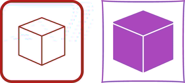 Cubic Design Icon Design vector
