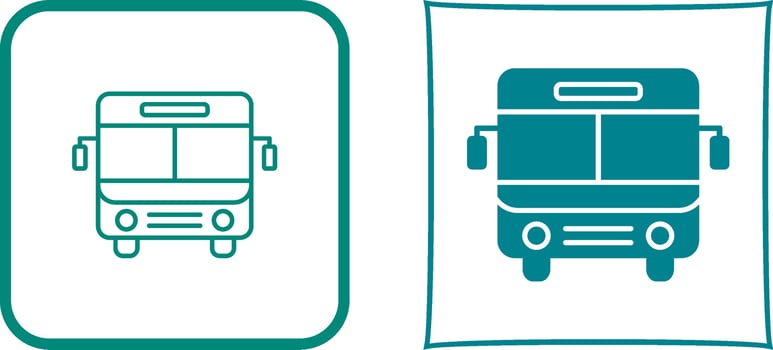 Bus Icon Design vector