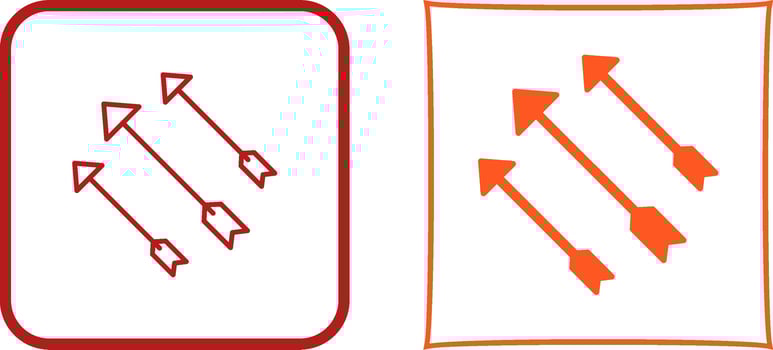 Unique Arrows Icon Design vector