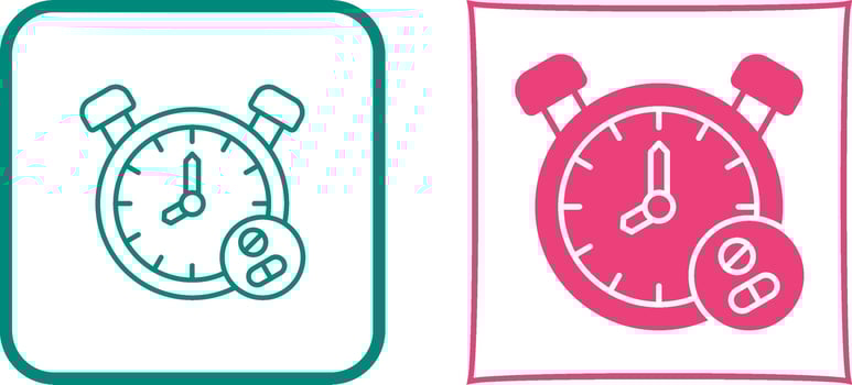 Clock Icon Design vector