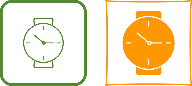 Wrist Watch Icon Design vector