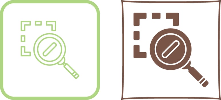 Zoom Out Icon Design vector