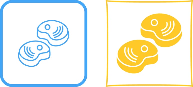 Steak Icon Design vector
