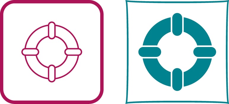 Life Saver Icon Design vector