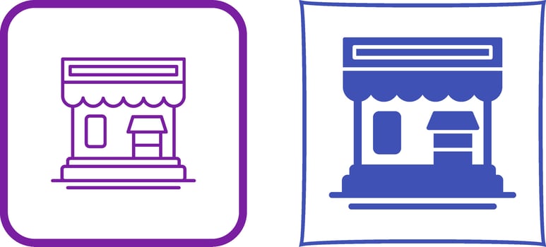 shop Icon Design vector