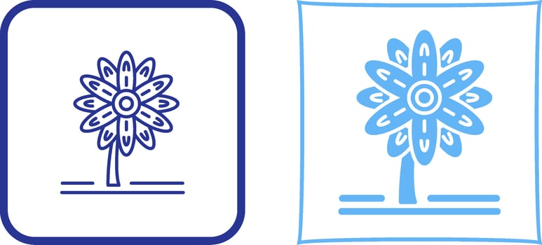 Daisy Icon Design vector